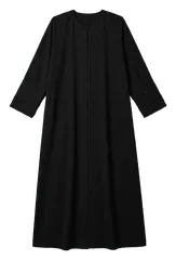 black embroidered occasion abaya