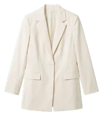 off-white long blazer