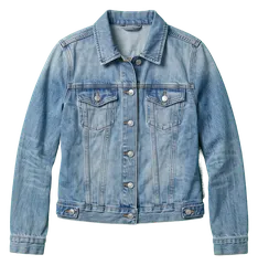 light-wash denim jacket