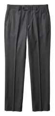 charcoal tailored trousers