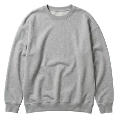 grey oversized sweatshirt